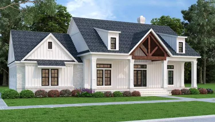 image of 1.5 story house plan 8761